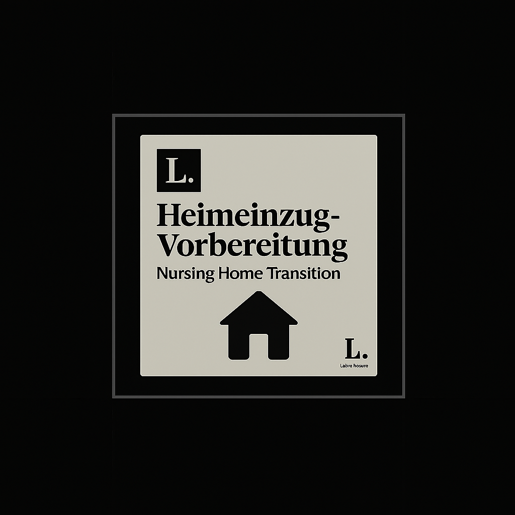 Heimeinzug-Vorbereitung · Nursing Home Transition