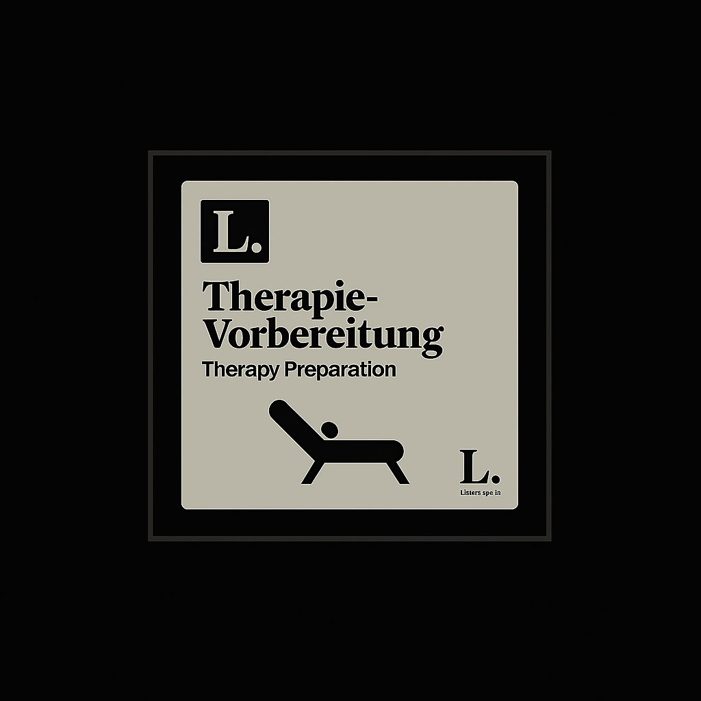 Therapie-Vorbereitung · Therapy Preparation